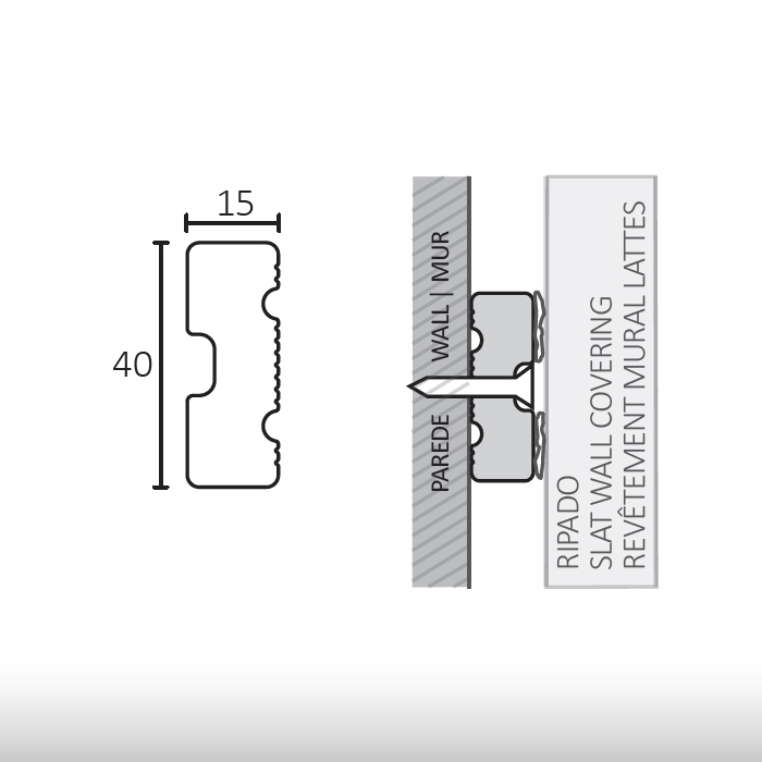 XPS Groove end trim XPS - 004