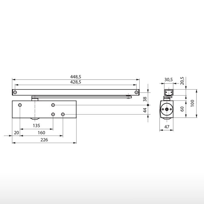 Door closer - TS 3000